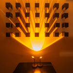 Sunset Lamp Lámpara de proyector de luz con USB Color ajustable Rotación de 360° LED romántica